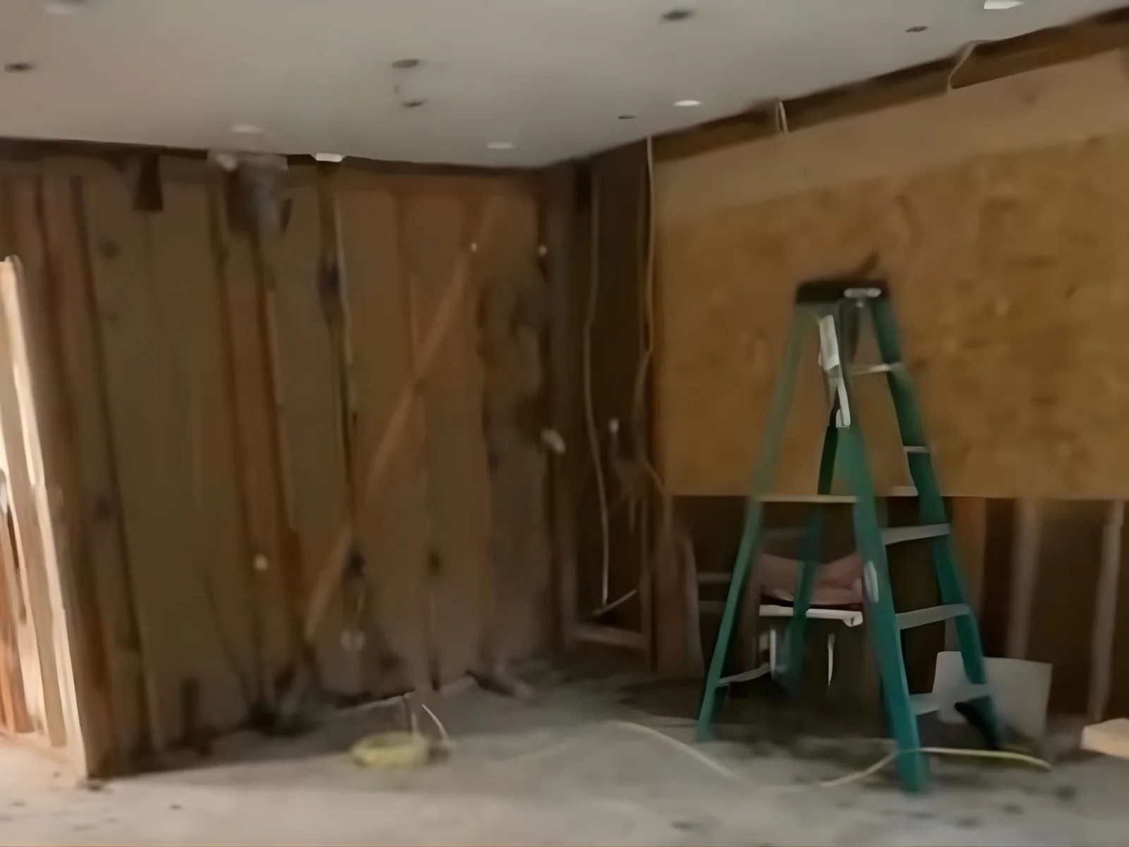 Finished basement man cave renovation in Moore by MASB Construction