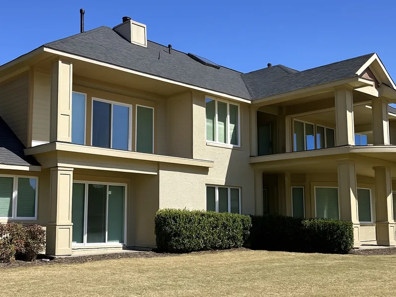 Second-floor deck construction in Norman