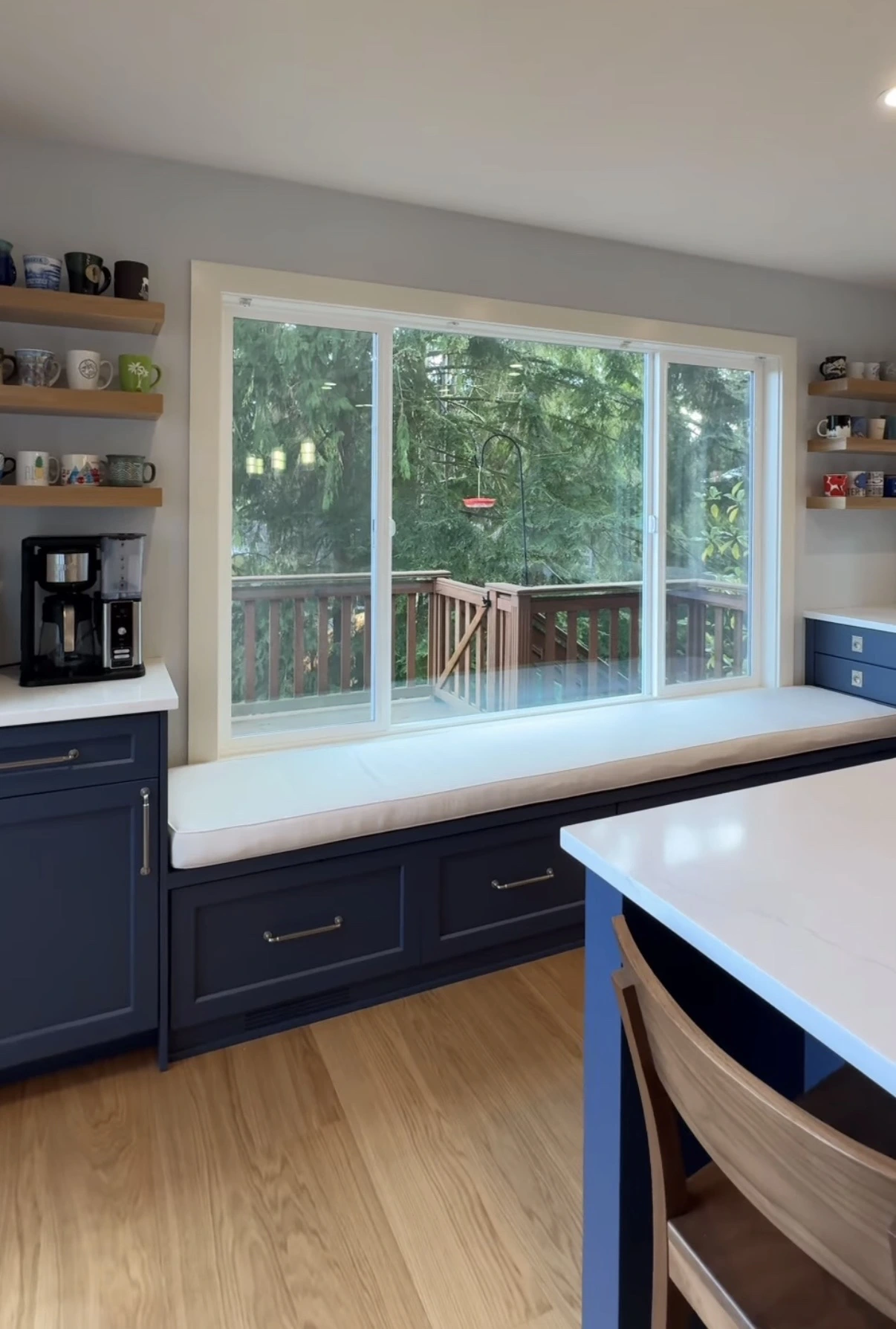 Kitchen lighting and updated layout in Midwest City by MASB Construction