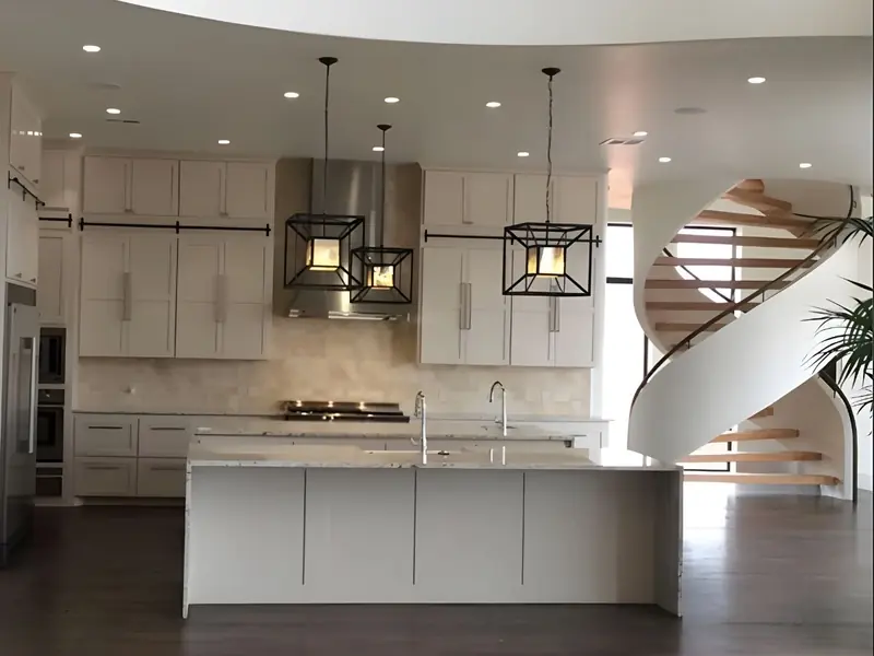 Modern kitchen remodel in Oklahoma City by MASB Construction & Remodeling LLC