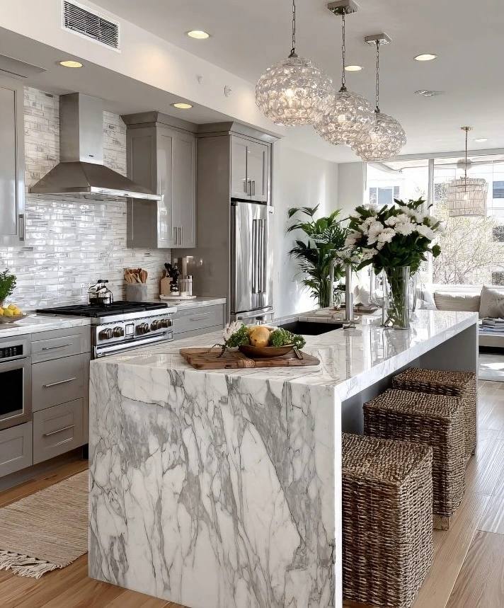 Open-concept kitchen renovation with wall removal in Norman, Oklahoma by MASB Construction & Remodeling LLC