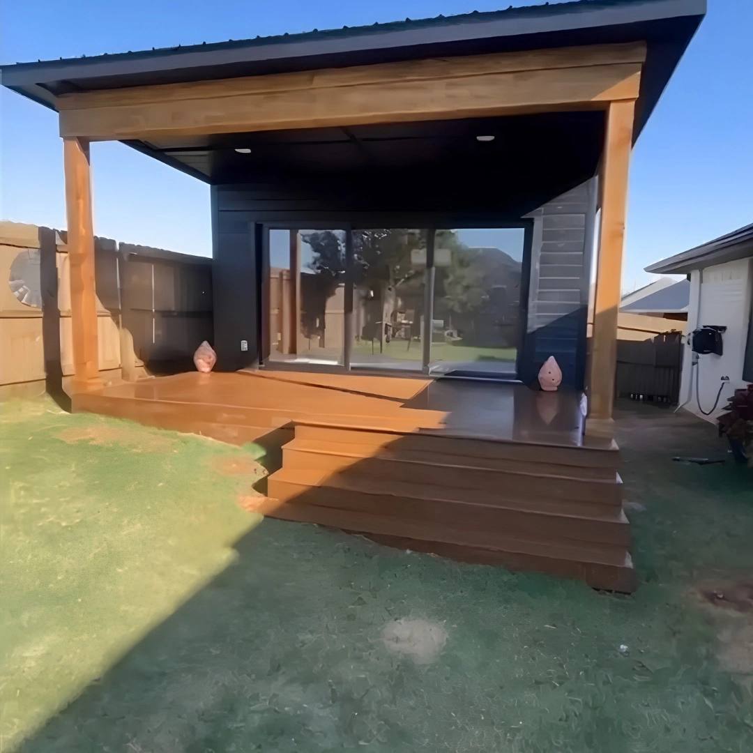 Backyard Office Studio Construction