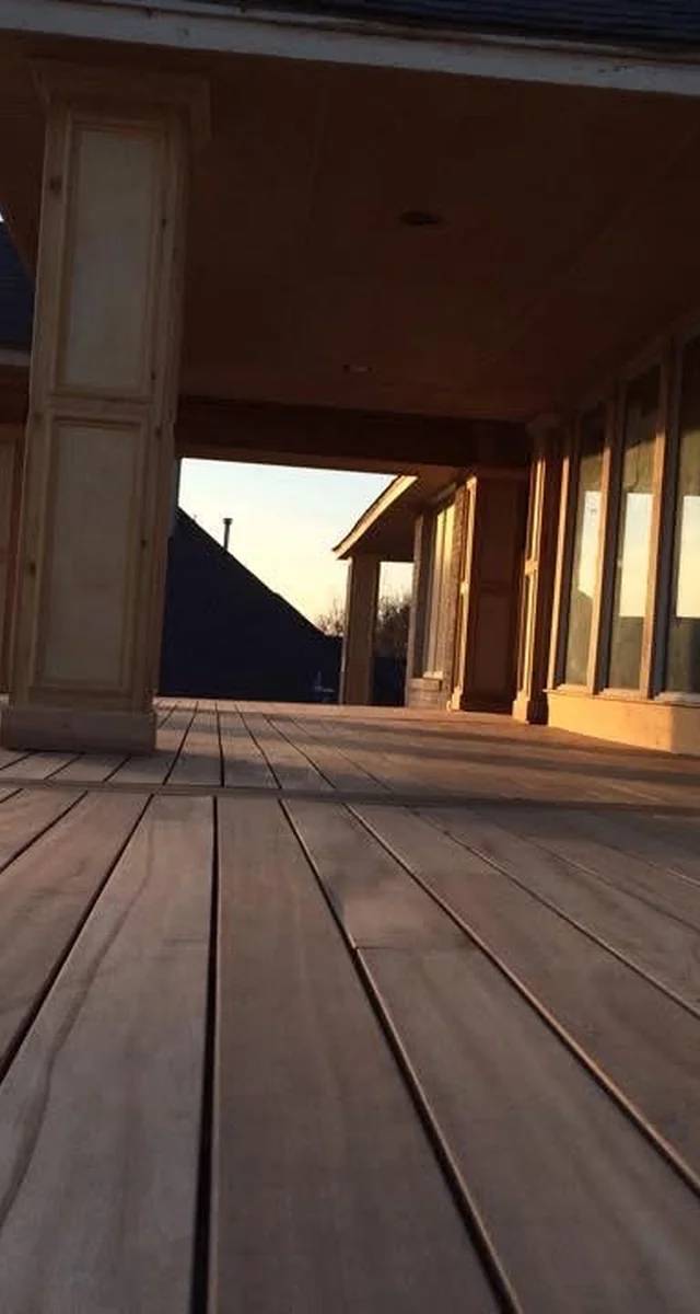 Deck railing and finish work in Norman by MASB Construction