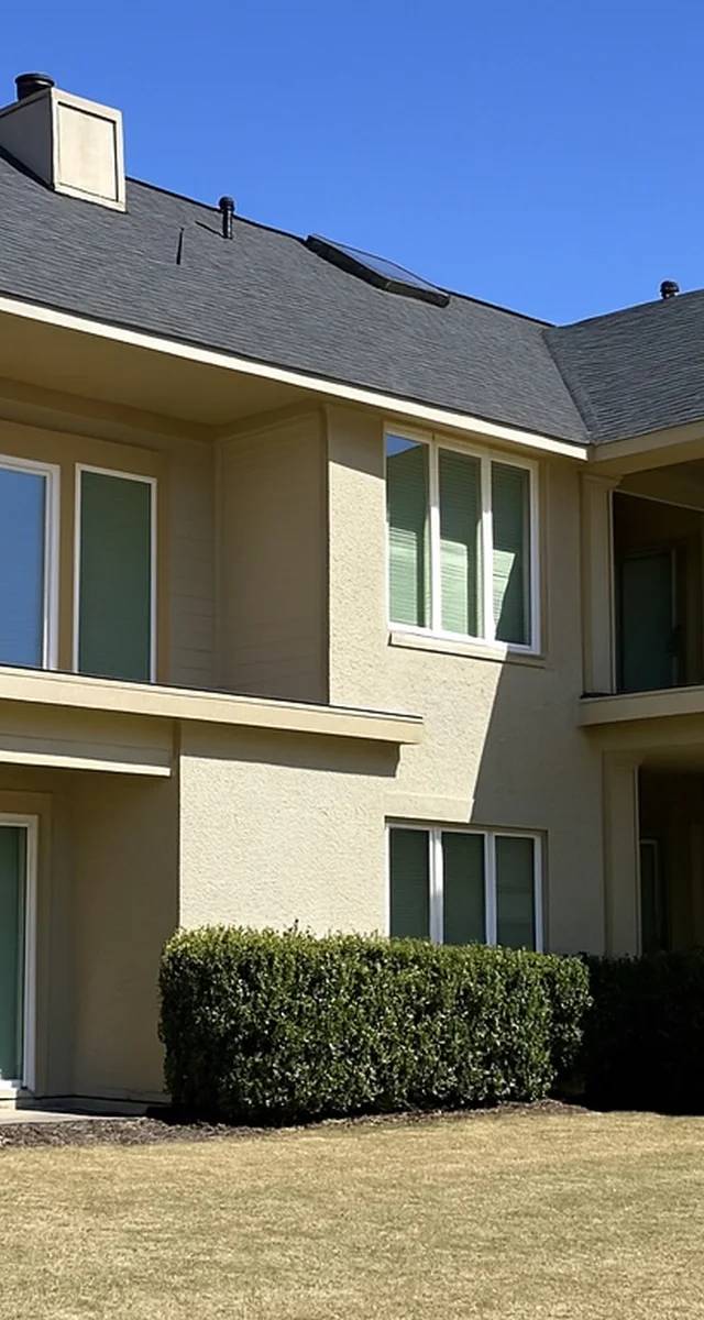 Completed second-floor deck project in Norman by MASB Construction
