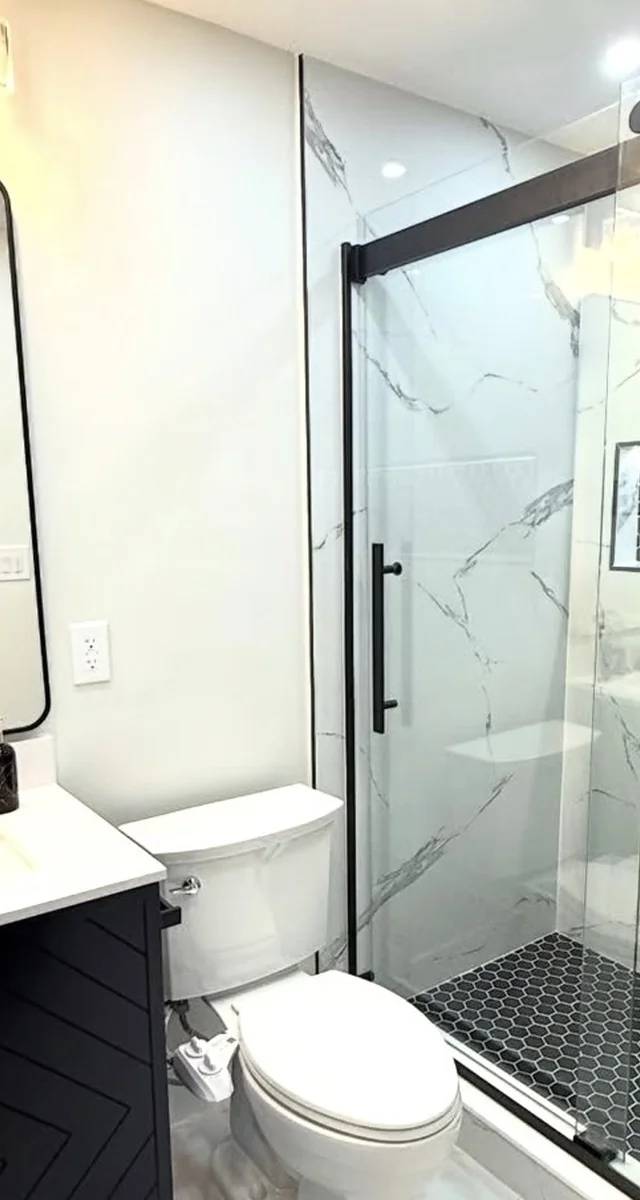 Custom bathroom remodel in Moore by MASB Construction
