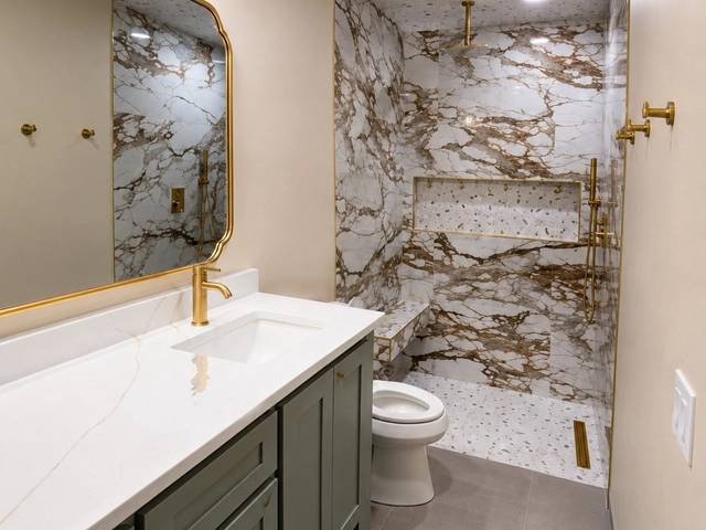 Full bathroom makeover in Bethany by MASB Construction