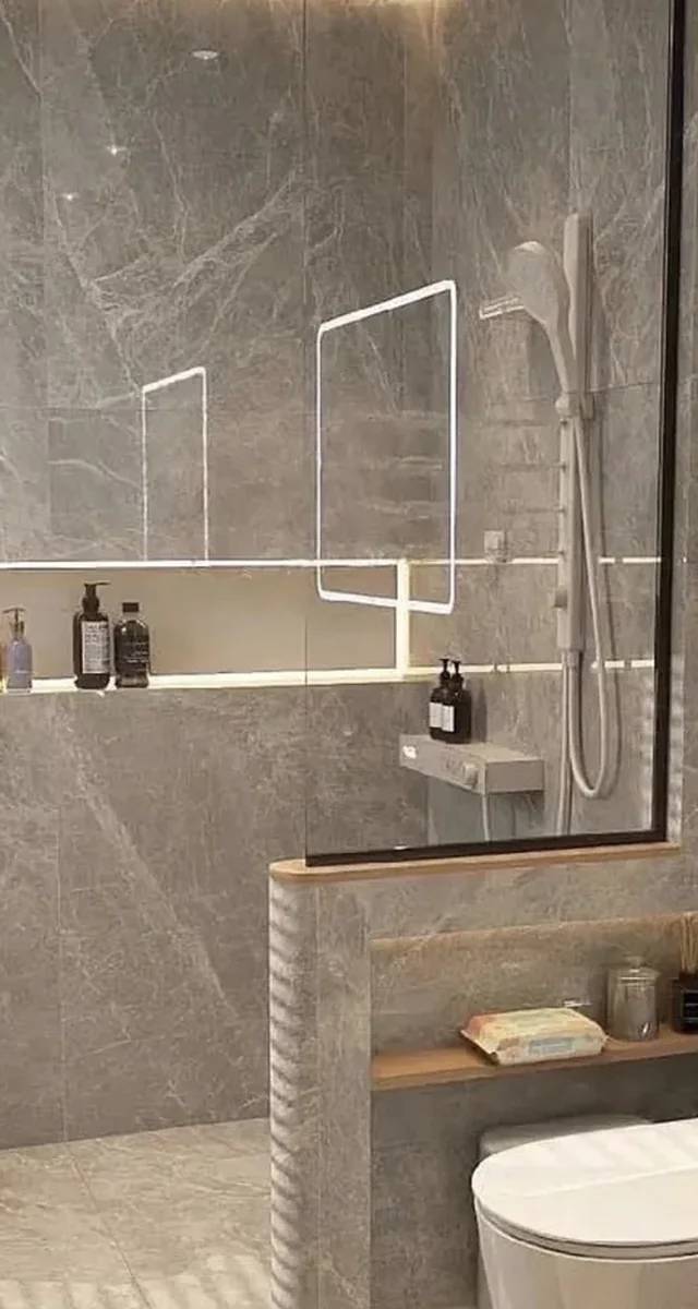 High-end bathroom upgrade in Yukon by MASB Construction