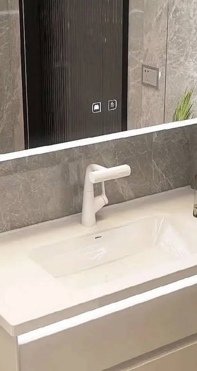 Finished high-end bathroom upgrade in Yukon by MASB Construction