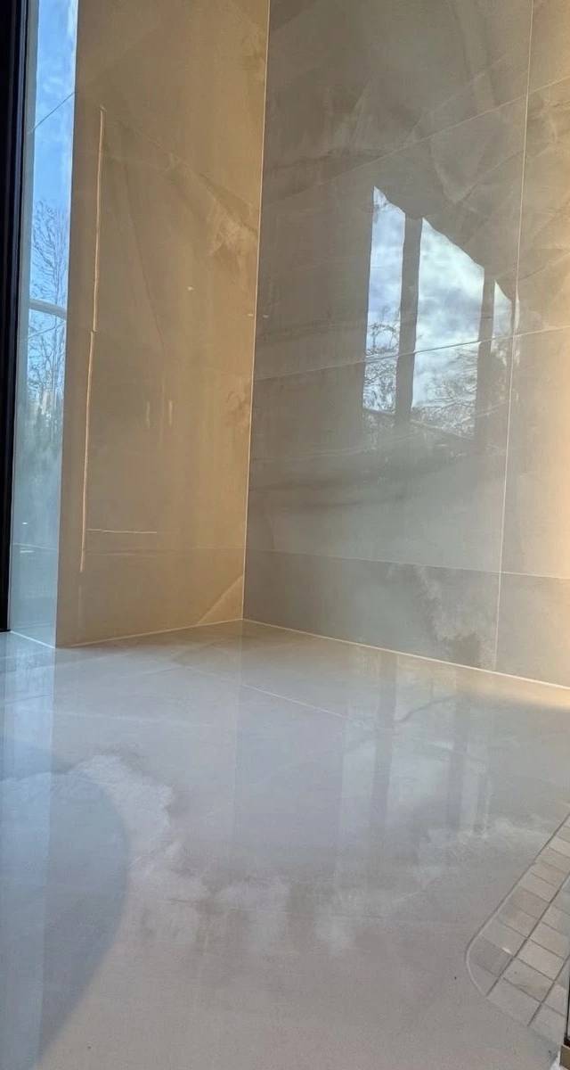 Spa-style bathroom finish work in Norman by MASB Construction