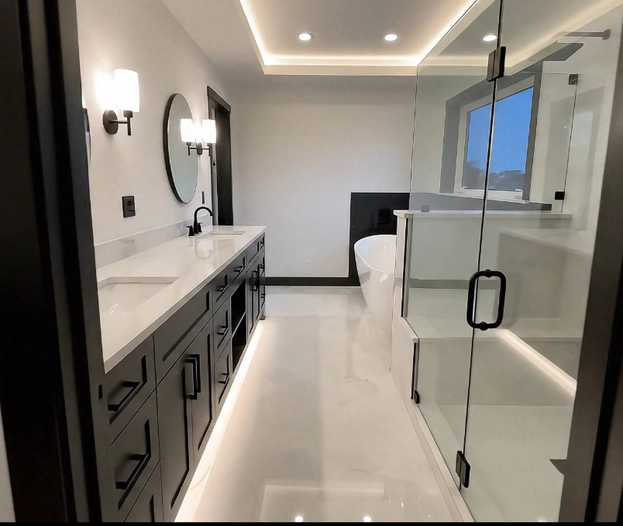 Luxury spa bathroom renovation by MASB Construction & Remodeling LLC