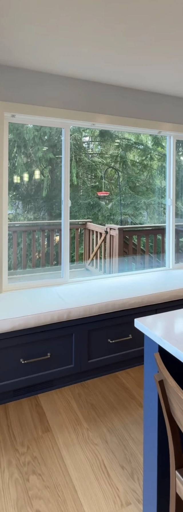 Kitchen lighting and updated layout in Midwest City by MASB Construction