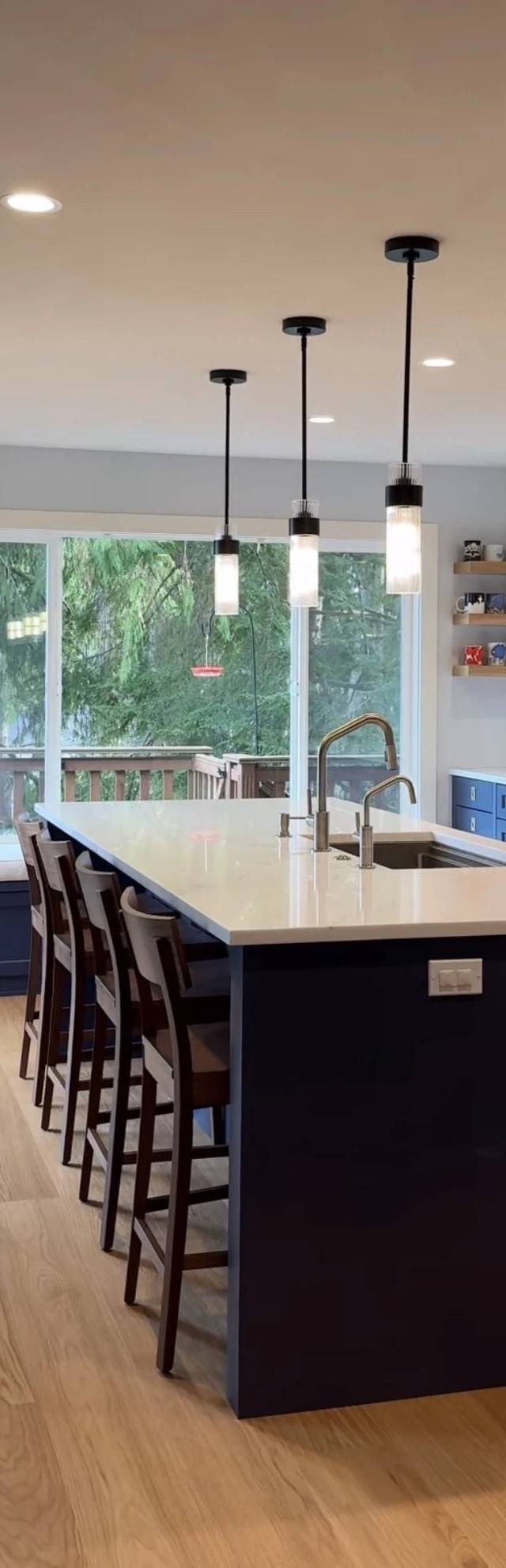 Modern kitchen transformation in Midwest City by MASB Construction