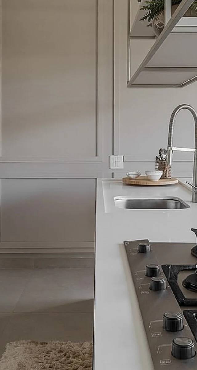 Finished family kitchen renovation in Mustang by MASB Construction