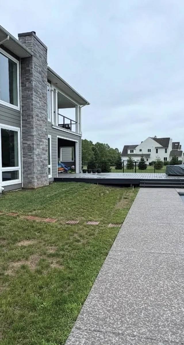 Concrete patio and deck craftsmanship in Norman by MASB Construction