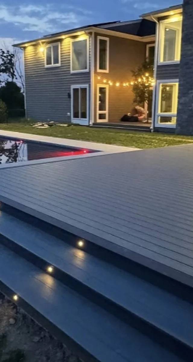 Custom outdoor living area in Norman by MASB Construction
