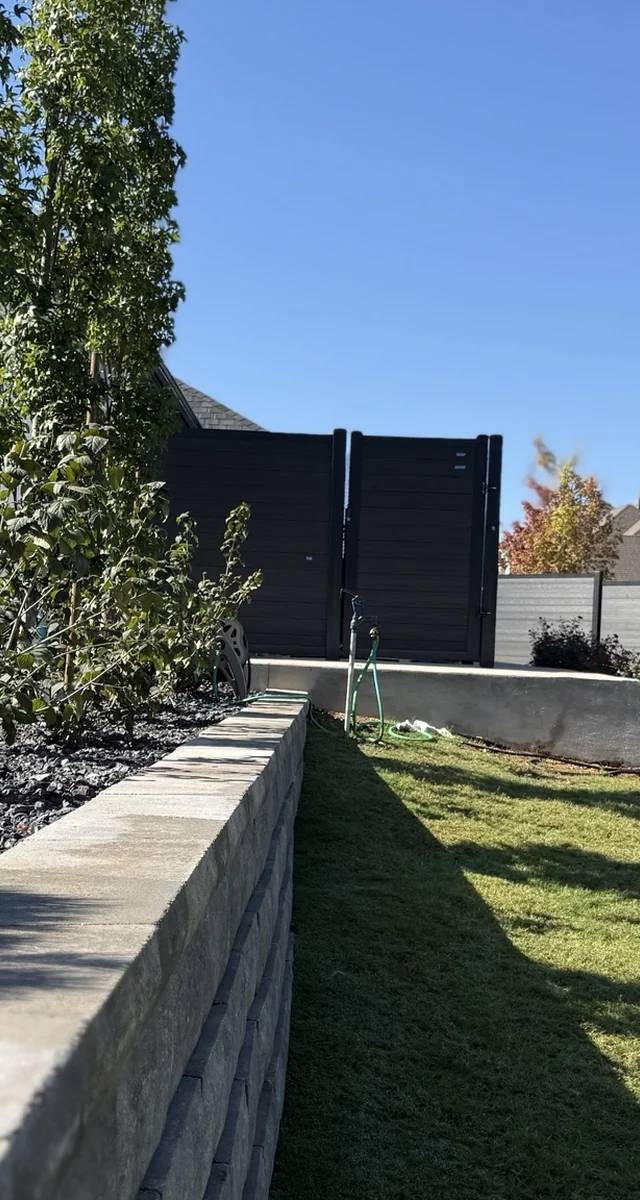 High-end backyard hardscape craftsmanship in Edmond by MASB Construction